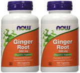 Ginger Root 550mg 100 Capsules (Pack of 2)