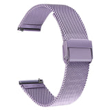 TRUMiRR Watch Band for Venu Sq/Vivoactive 5 Orchid Purple, Mesh Woven Stainless Steel Watchband Quick Release Strap Wristband for Garmin Venu Sq 2 / Venu Sq Music/Venu Smartwatch