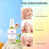 AIJIMEI 4in1 Professional Nail Kit Cuticle Remover Gel Cream Calcium Primer for Strengthening Nails Care with Nail Hardener Nail Strengthener and Cuticle Oil