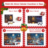 Advent Puzzle 2024 Christmas Jigsaw Puzzles Christmas Night Puzzle 24 Parts 1008 Pieces Puzzles for Adults Teens Kids Jigsaw Puzzles 1008 Pieces Holiday Puzzle Countdown to Christmas Puzzles Gift