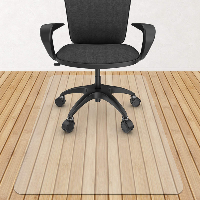 Azadx Chair Mat for Hardwood Floor 36" x 48" Office Chair Mat for Hardwood Floors 2mm PVC Slip Resistant Heavy Duty Floor Protector Computer&Desk Chair Mats for Rolling Chairs