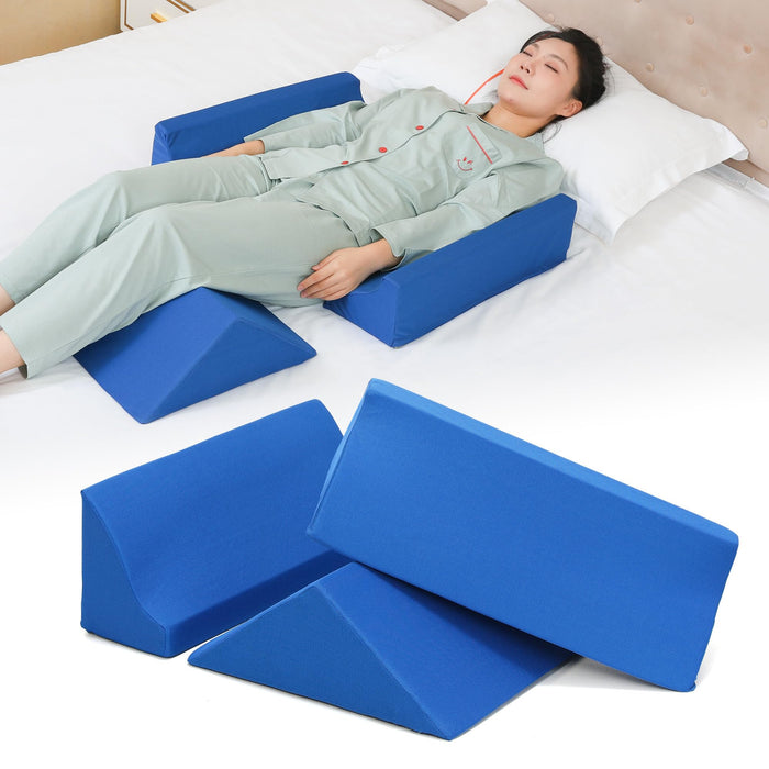 Fanwer Bed Wedges & Body Positioners (3 in 1), 40 Degree Wedges for Bed Positioning,Positioning Pillows for Elderly, Wedge Pillow for Bed Sores, Side Sleeping, After Surgery, Knees Elevated,Back Pain