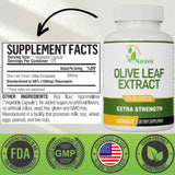 Naravis Olive Leaf Extract - 4-Month Supply - 50% Oleuropein Highest Concentration