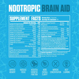 Nootropic Brain Aid | #1 Rated Focus & Memory Supplement | Improve Concentration, Memory, Increase Focus & Mental Clarity w/GABA, DHA, Magnesium + More | Caffeine Free for Men & Women - 60 Capsules