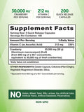 Cranberry Concentrate Plus Vitamin C | 30,000mg | 200 Quick Release Capsules | Non-GMO & Gluten Free Supplement | by Nature's Truth