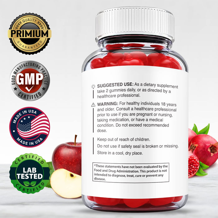 (2 Pack) Keto Life Plus Gummies - Official Formula, Vegan - Keto Life Plus ACV Gummies with Apple Cider Vinegar, Weight Apple Loss Cider, Great Taste, Vitamin B12, B6, Beet Root Juice (120 Gummies)