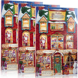 Madelaine Chocolate Village Toy Shop Countdown To Christmas Advent Calendar - Made with Fresh Milk - 24 Premium Milk Chocolates – 3 Pack, 8oz Each