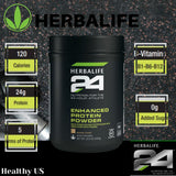 Herbalife HERBALIFE24 Enhanced Protein Powder: Natural Flavor (640 G) for The 24-Hour Athlete, Natural Flavor, No Artificial Sweetener, 0g Added Sugar, Gluten-Free