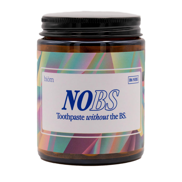 NOBS Toothpaste Tablets - Nano Hydroxyapatite, Flouride & Plastic Free, Eco & Travel Friendly - Remineralize with NHA (3 Month)