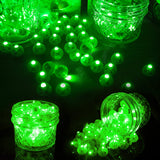 Aogist 100pcs Green Balloon Light, Long Standby Time Waterproof Mini Ball Light, Round LED Lamp for Paper Lantern Balloon Party,Wedding,Birthday,Festival,New Year and Christmas Decorative