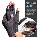 Heelbo Arthritis Compression Gloves for Pain Relief, Reduces Swelling & Stiffness, FSA & HSA Eligible, Fits Men & Women, Joint Pain Relief, Medium