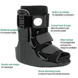 Jewlri Air Walking Boot Fracture Boot Short Walker Protective Boot Fits Left or Right Foot Ankle for Injuries Fractures Sprains Black S