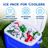 Ice Pack Bulk 12-600-Dry Ice for Shipping Frozen Food-Lunch Box Ice Packs-Slim Size 15x12in/5x3in Cells-Reusable ice packs-Freezer packs-Ice packs shipping-Dry ice packs for shipping-36 Pack-Luna Ice
