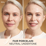 IT Cosmetics CC+ Nude Glow Lightweight Foundation + Glow Serum with SPF 40 - With Niacinamide, Hyaluronic Acid & Green Tea Extract - Fair Porcelain - 1.08 fl oz