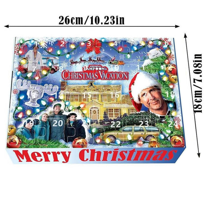 National Lampoon’s Christmas Vacation Advent Calendar 2024 New - 24 Day Christmas Vacation Advent Calendar - Advent Calendar National Lampoon Contains 24 Gifts - National Lampoon Advent Calendar (B 1Pc)