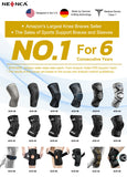 NEENCA Knee Braces for Knee Pain Women & Men -2 Pack Knee Sleeves for Knee Pain Set, Knee Brace Compression Sleeves, Knee Support for Sports, Running, Meniscus Tear, ACL, PCL, Arthritis Pain Relief...