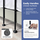 nimood C3 PRO Bed Rails for Elderly Adults Safety with Extension Legs, Adjustable Heights Bed Cane with Non-Slip Ergonomic Handle, Stable Bed Assist Rails with Motion Light, Avoid Seniors Bedside Fall