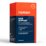 ROMAN Hair Support Supplement for Men | with Saw Palmetto, zinc, and biotin to Help Support and Nourish Hair | 30-Day Supply (90 Capsules)