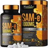 Nutrivive™ SAM-e Supplement 1000mg - 60 Capsules of Same Supplements - Money Back Guaranteed