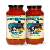 Hoboken Farms Low Sodium Marinara Sauce - Keto Certified, No Sugar Added, Non GMO Project Verified, Kosher, Vegan, Plant Based, and Paleo Friendly (2-Pack)