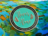 Recovery Sisters Sobriety Chip | Triplate AA Coin | Women in Recovery Affirmation Token (Aqua)