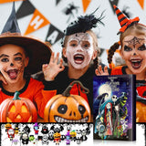 Halloween Advent Calendar Contains 24 Gifts Dolls, 2024 Halloween Thanksgiving Horror Figures Advent Calendar, Christmas Countdown Calendar with Collectible Figures Toys (A)