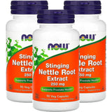 Now Foods Stinging Nettle Root Extract 250mg, Veg-Capsules, 90-Count (Pack of 3)