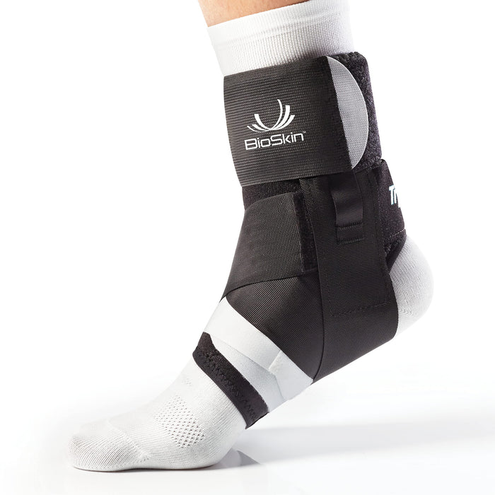 BioSkin TriLok Ankle Brace for Women & Men - Ankle Brace for Sprained Ankle, Plantar Fasciitis Relief, Foot Arch Support, Peroneal Tendonitis Relief, & PTTD Support, HSA or FSA Eligible