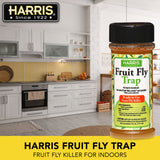 Harris Fruit Fly Trap, Fruit Fly Killer for Indoors, 6oz (2-Pack)