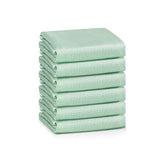 Nanoscale Cleaning Cloth,Easy Clean Fish Scale Microfiber Glass Cleaning Cloths Streak Free for Window Car Mirrors Windshield Lint Free Microfiber Polishing Cleaning All-Purpose Towel Pack of 6(Green)