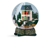 RIFLE PAPER CO. Advent Calendar | Printed in Full Color and Foil Stamped, Christmas Décor Calendars to Count Down The Days Until The Holiday (10" L x 10" W), Snow Globe