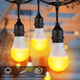 Qualirey Mosquito Repellent LED String Light for Outdoor, 25FT 7W Waterproof Mosquito Killer Light Bulbs Outdoor Bug Zapper for Patio Backyard Deck, Compatible with Tiki Bitefighter