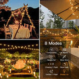 suddus String Lights Indoor Bedroom, 100 Led Globe Fairy Lights Plug in with Remote Timer Connectable, Twinkle Lights for Outdoor, Dorm, Classroom, Patio, Backyard, Living Room, Christmas, Warm White