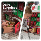 Step2 My First Advent Calendar, Kids Interactive Christmas Toy, 25 Large Refillable Bins, Hide Surprises for Holiday Excitement, for Toddlers 1+ Years Old