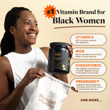 Black Girl Vitamins | Collagen Peptides Powder - Collagen for Skin, Hair & Nails - Unflavoured Hydrolyzed Collagen Powder, Dairy-Free, Gluten-Free Collagen for Women and Men - 16oz