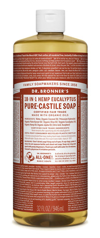 Dr. Bronners Eucalyptus Castile Soap, 32 FZ