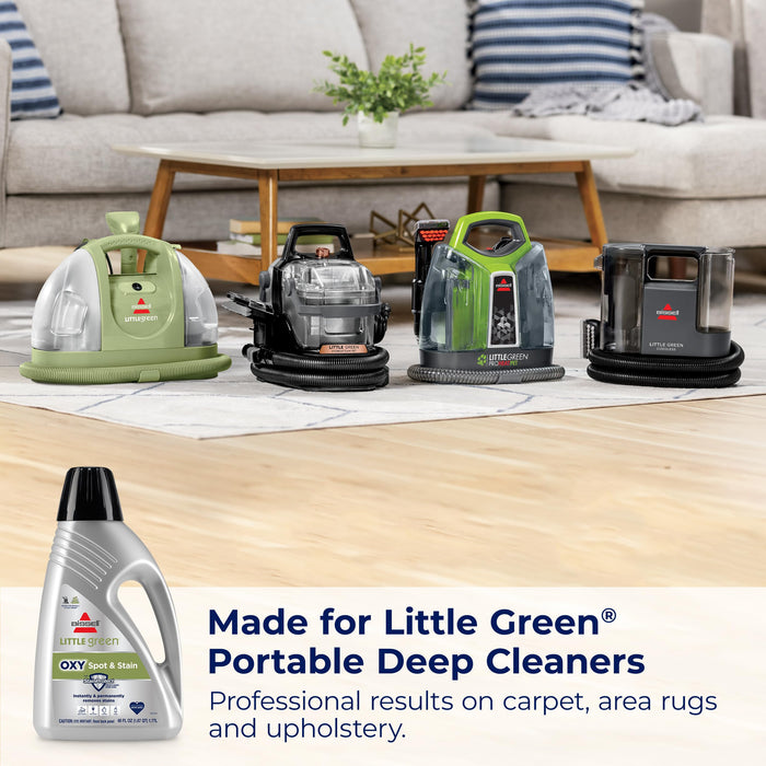 BISSELL Little Green OXY Spot & Stain Formula for Portable Carpet Cleaners, 60 oz, 20386