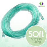 Oxygen Tubing - Premium Green Crush Resistant Oxygen Tubes - Extra Long 50 Foot - Pack of 3 Tubes