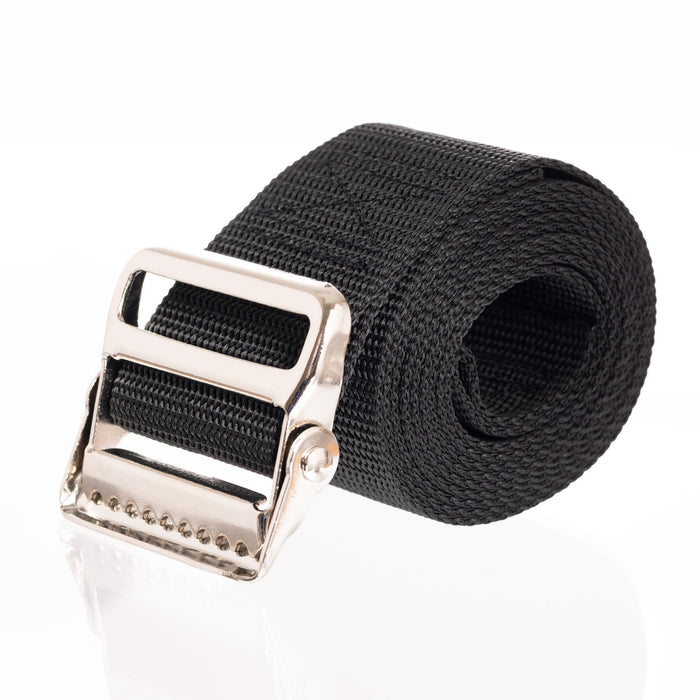 Gait Belt and Transfer/Walking Assist Standing Aid, 72inch Long Metal Buckle for Seniors, Elderly, Caregiver, or Nurse (Black, 72")