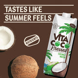 VITA COCO Pressed Coconut Water Multipack 1L x 6, Naturally Hydrating, Coconut Taste, Packed With Electrolytes, Gluten Free, Full Of Vitamin C & Potassium, Impossible To Hate