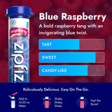 Zipfizz Daily Energy Drink Powder, Blue Raspberry, 20 Pack | 3-in-1 Sustained Energy, Rapid Hydration, and Essential Vitamins | Sugar-Free | Electrolyte Powder | Contains Vitamin B-12 & Antioxidants