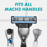 Gillette Mach3 Razor Refills for Men, 10 Razor Blade Refills