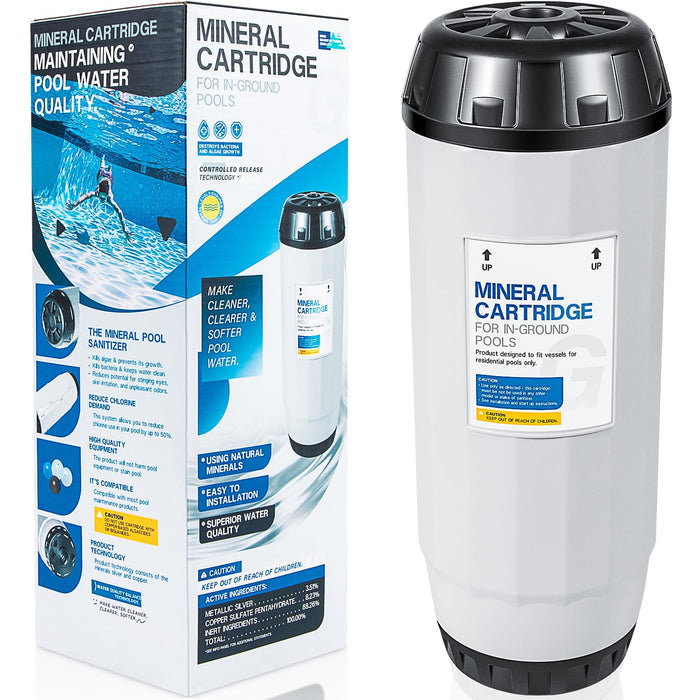 Replacement For Nature2 G25 Mineral Cartridge W28125 N2CG25 W26725 for All Zodiac Limited & Professional G or Pro G Plus Vessel Inground Swimming Pool System W25904 & W20011 Pools Up To 25,000 Gallons