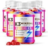 ZELSO (5 Pack) K3 Mineral Keto Gummies Nutrition, The Original K3 Formula Pills Now in Gummy, Advanced Vitamins Plus Multivitamin, 5 Month Supply