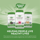 Nature's Way Echinacea Purpurea Herb, Immune Support*, 1,200 mg per serving, 180 Capsules