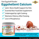 Pet's Friend Eggshellent Calcium 6 oz - Fine Eggshell Powder Calcium Supplement for Dogs and Cats, Low Phosphorous Non-Bovine Ingredients, Nourish Muscles, Joints, and Bones, Tasty Food Additive