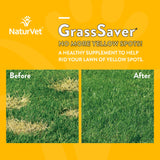 NaturVet – GrassSaver Supplement for Dogs – Healthy Supplement to Help Rid Your Lawn of Yellow Spots – Synergistic Combination of B-Complex Vitamins & Amino Acids – 240 Soft Chews