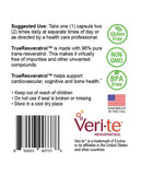 NatureCity True-Resveratrol - 75mg of 98% Pure Veri-te | Trans-Resveratrol Antioxidants Supplement (60 Veggie Capsules) | Anti Aging Supplement | Immune, Bone, and Cognitive Support | Knotweed Free