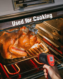 Wintact Infrared Thermometer Cooking Digital Temperature Gun -58℉-986℉(-50℃-530℃) with Max-Min Measure (Not for People) Digital Infrared Thermometer with Backlit for Kitchen and Cooking, Lcd