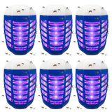 Jahy2Tech Bug Zapper Indoor,6 Pack Electronic Mosquito Zapper Indoor Mosquito Killer Lamp with UV Light Attractant,Plug in Fruit Fly Traps Indoor for Home, Living Room, Office Pest Control